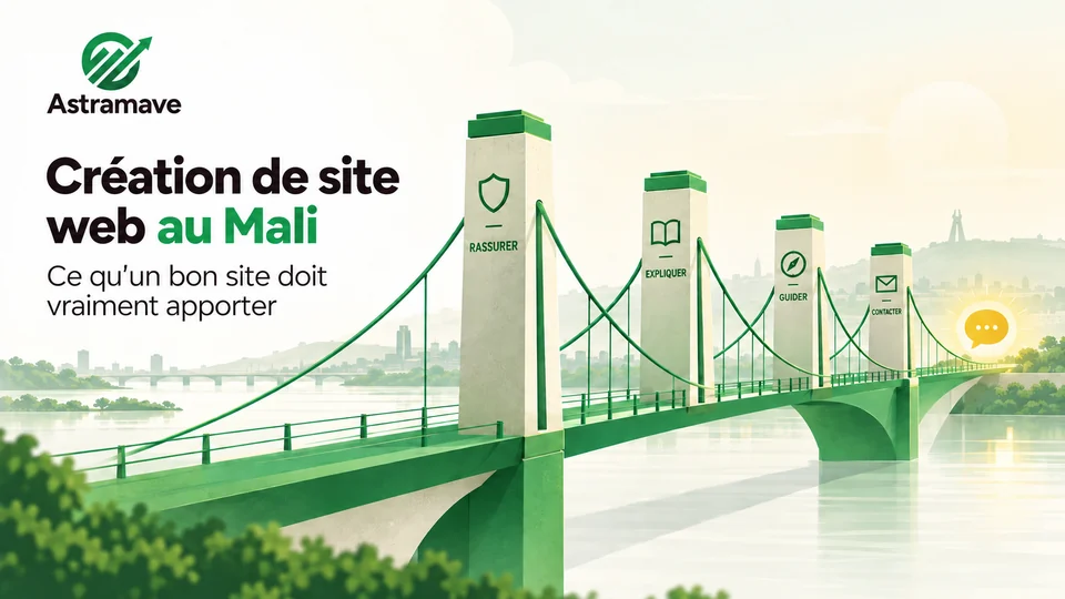 Création de site web au Mali : ce qu'un bon site doit vraiment apporter