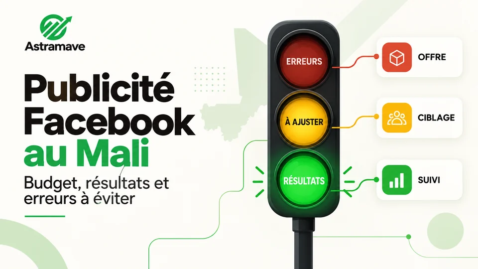 Publicité Facebook au Mali : budget, résultats et erreurs à éviter