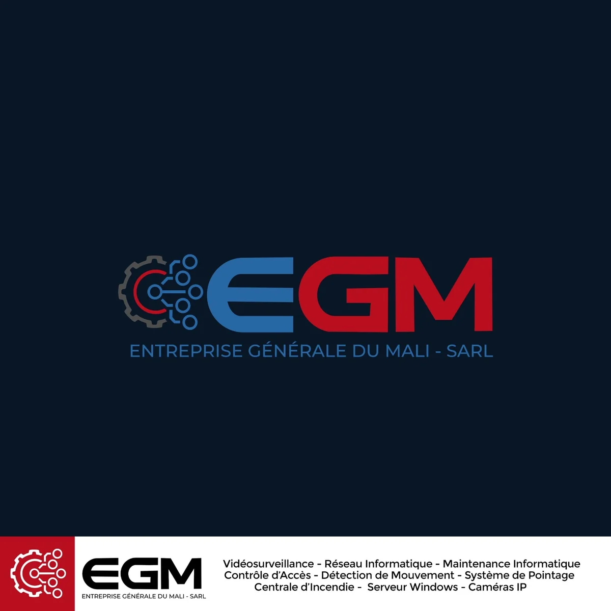 Logo EGM Entreprise Générale du Mali - entreprise accompagnée par Astramave