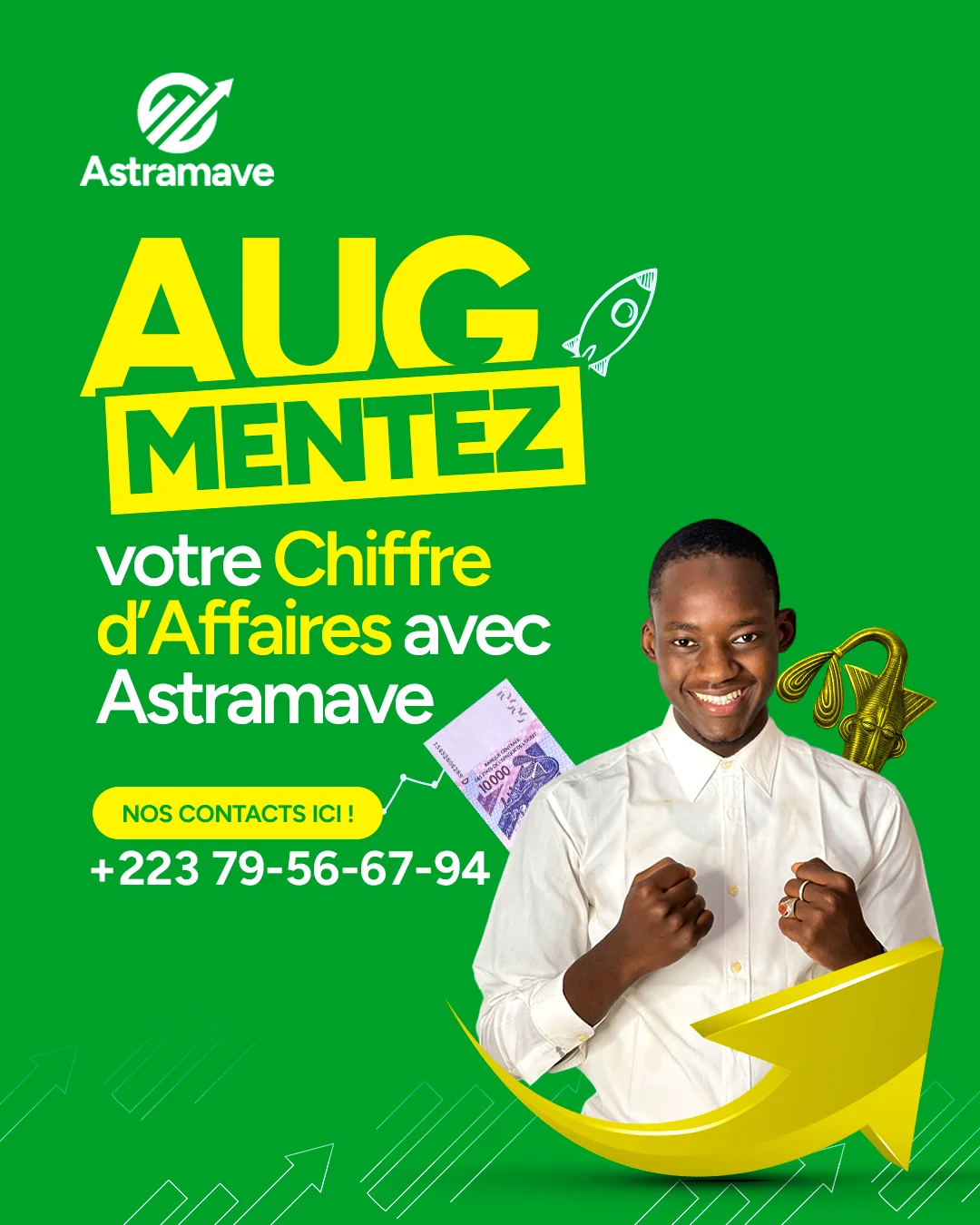 Affiche Astramave - augmentez votre chiffre d'affaires