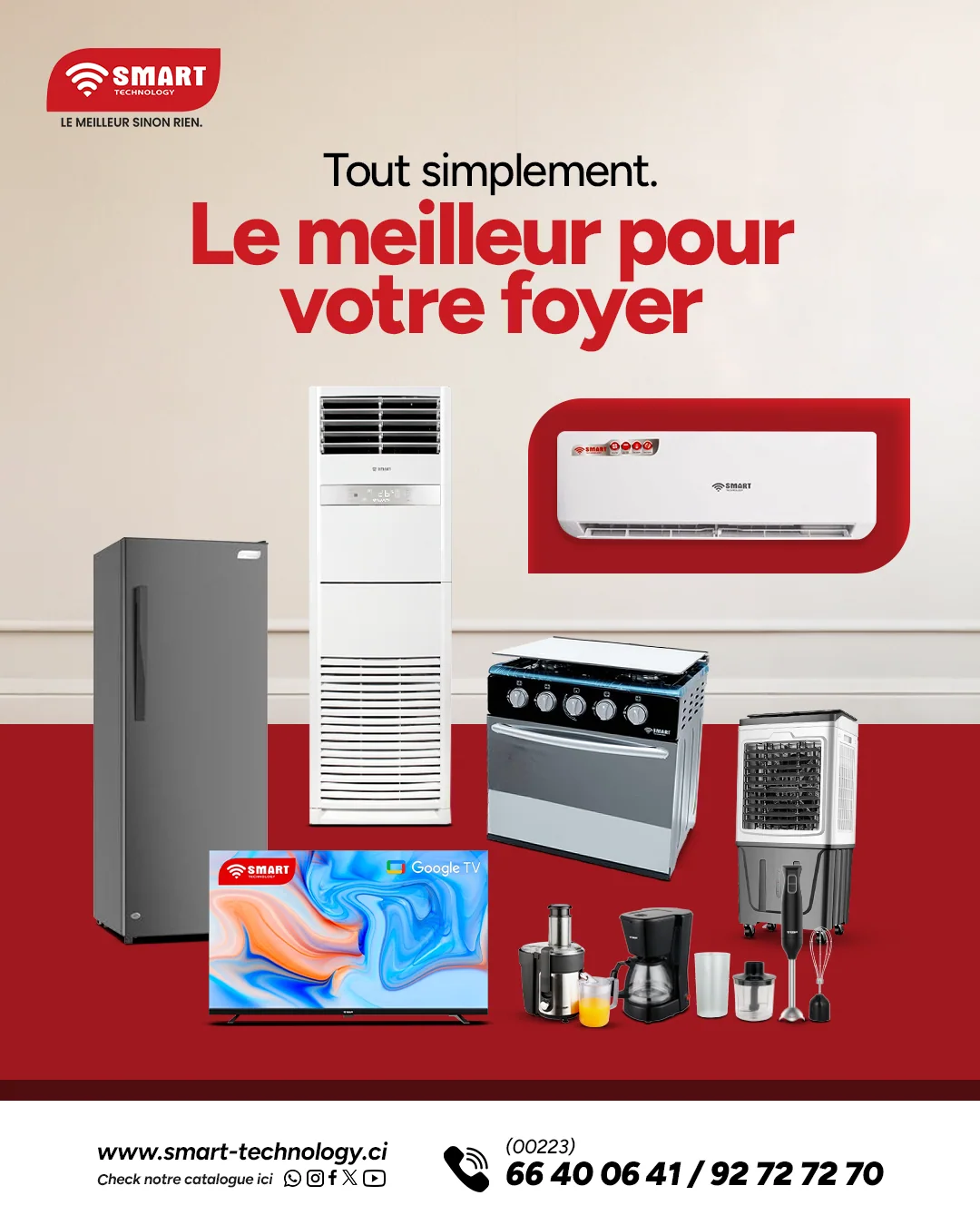 Affiche Smart Technology - produits pour le foyer