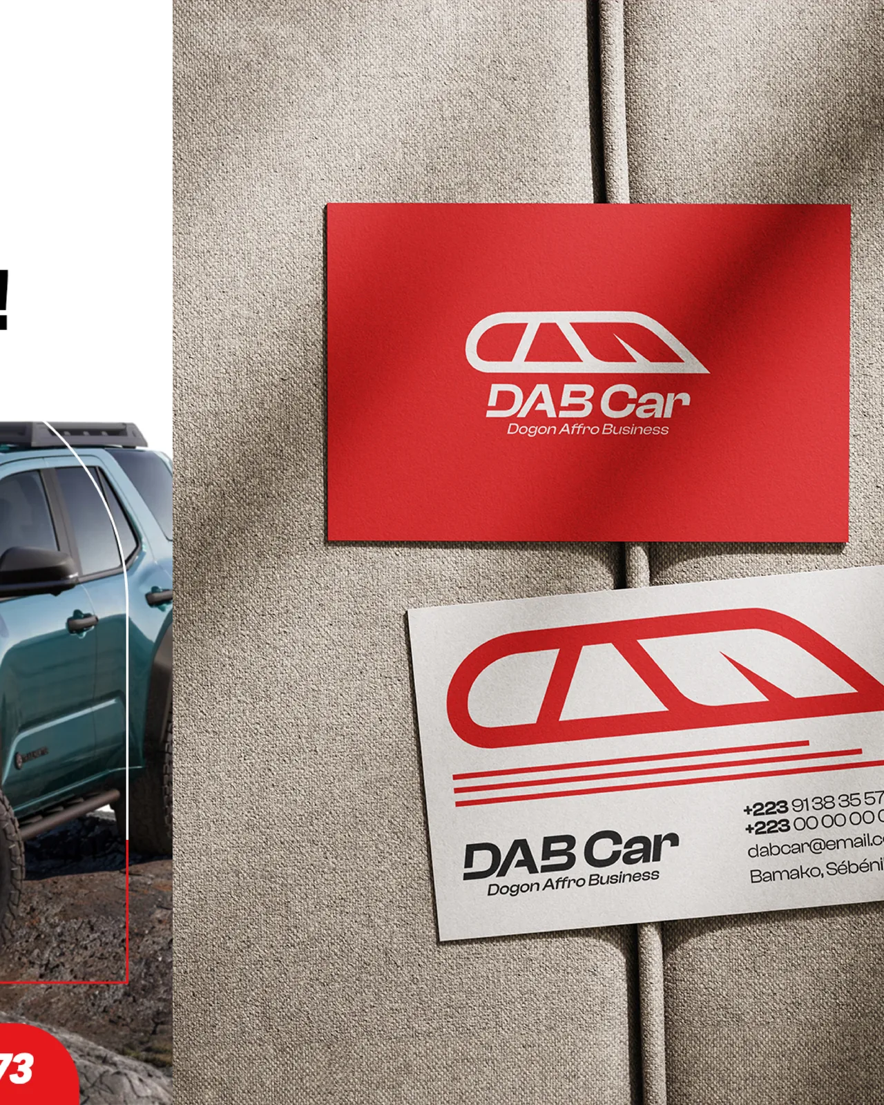 DAB Car : une identité automobile directe, rassurante et mémorable