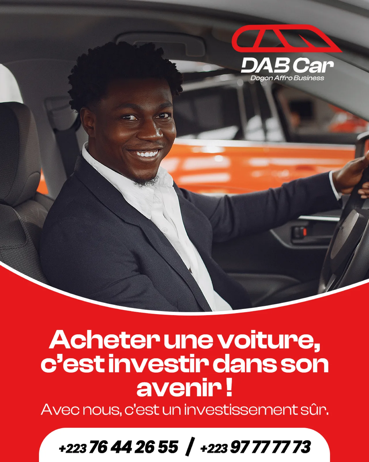 DAB Car - Visuel de confiance autour de l'achat automobile