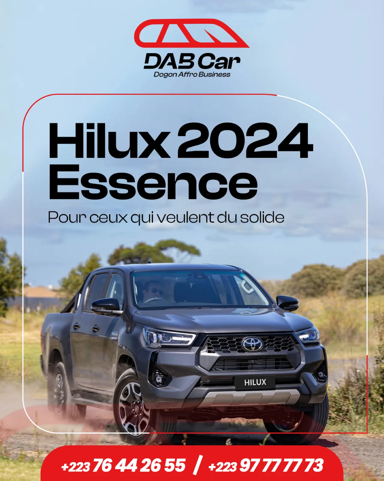 DAB Car - Mise en avant Hilux 2024 Essence
