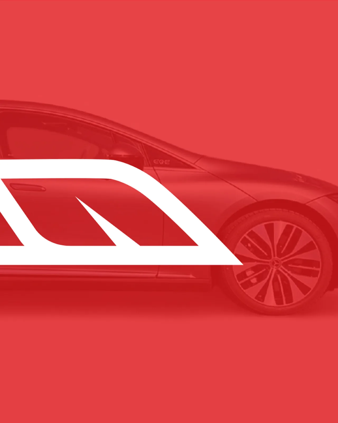DAB Car - Motif graphique rouge de marque