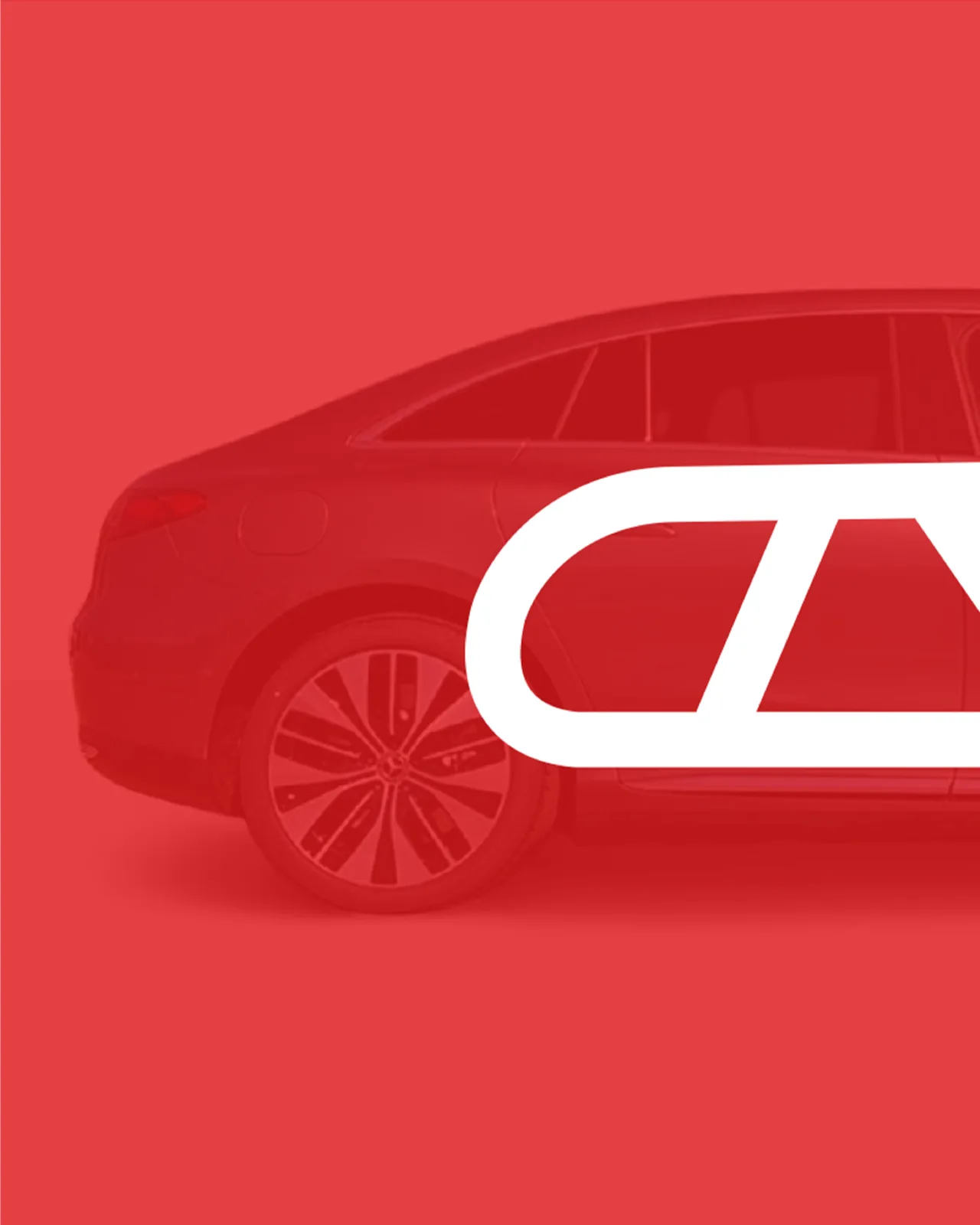 DAB Car - Variation du motif graphique rouge