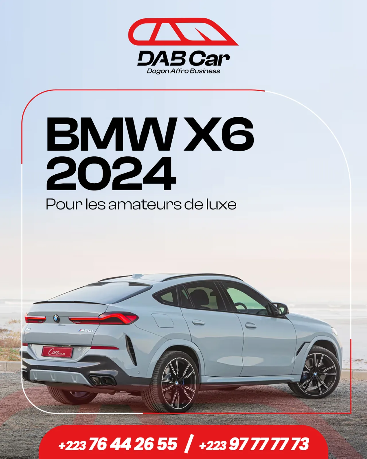 DAB Car - Mise en avant BMW X6 2024