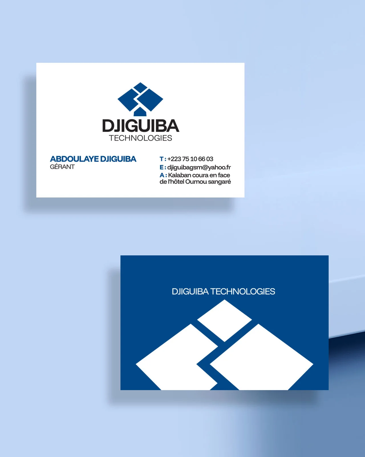 Djiguiba Technologies - Cartes de visite professionnelles