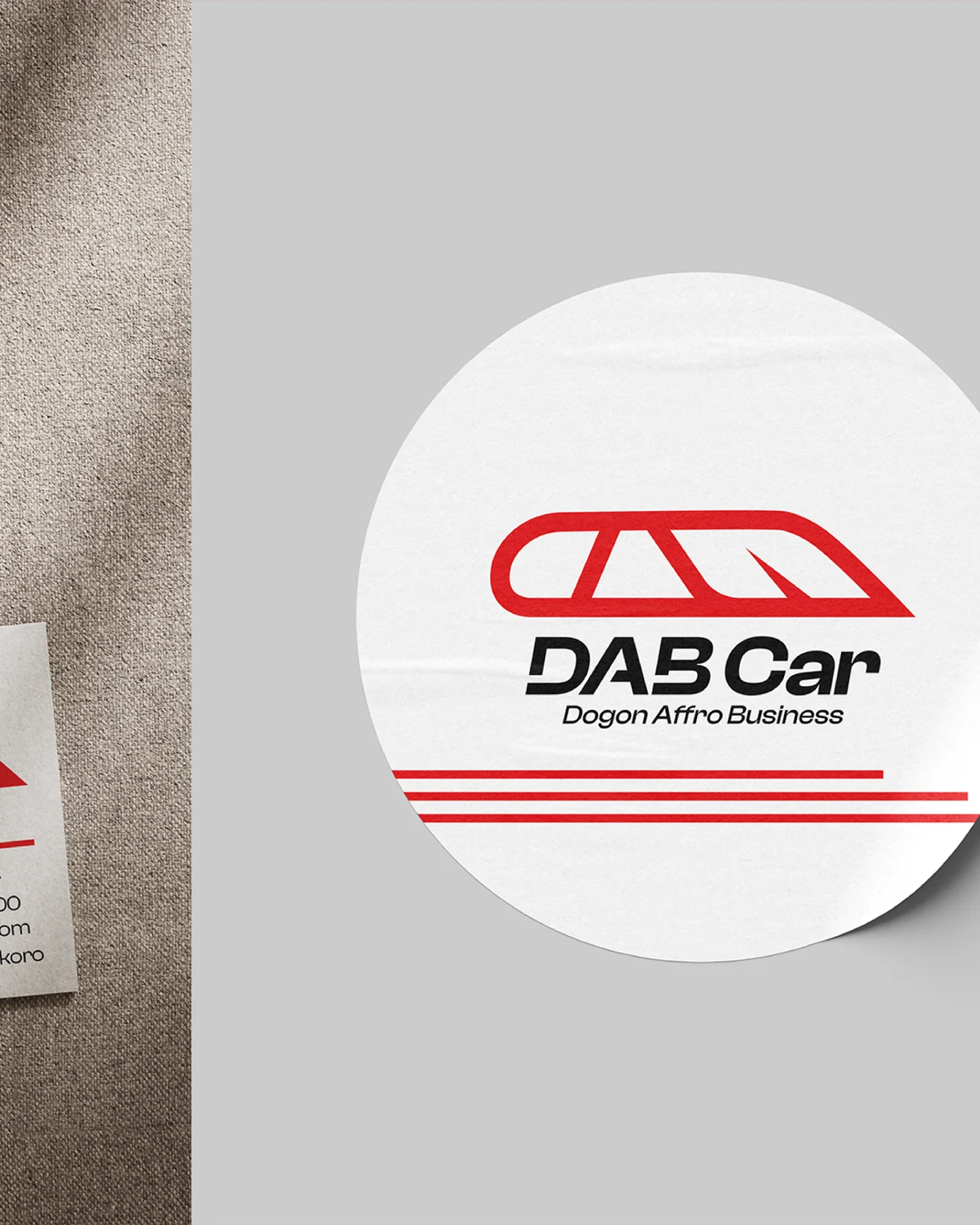 DAB Car - support mural
