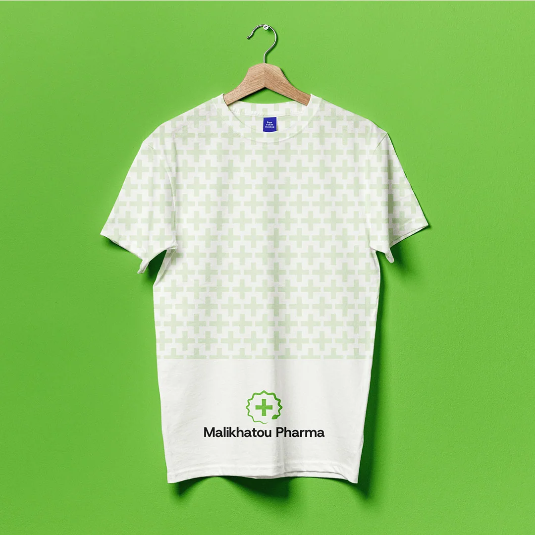 Malikhatou Pharma - t-shirt à motif