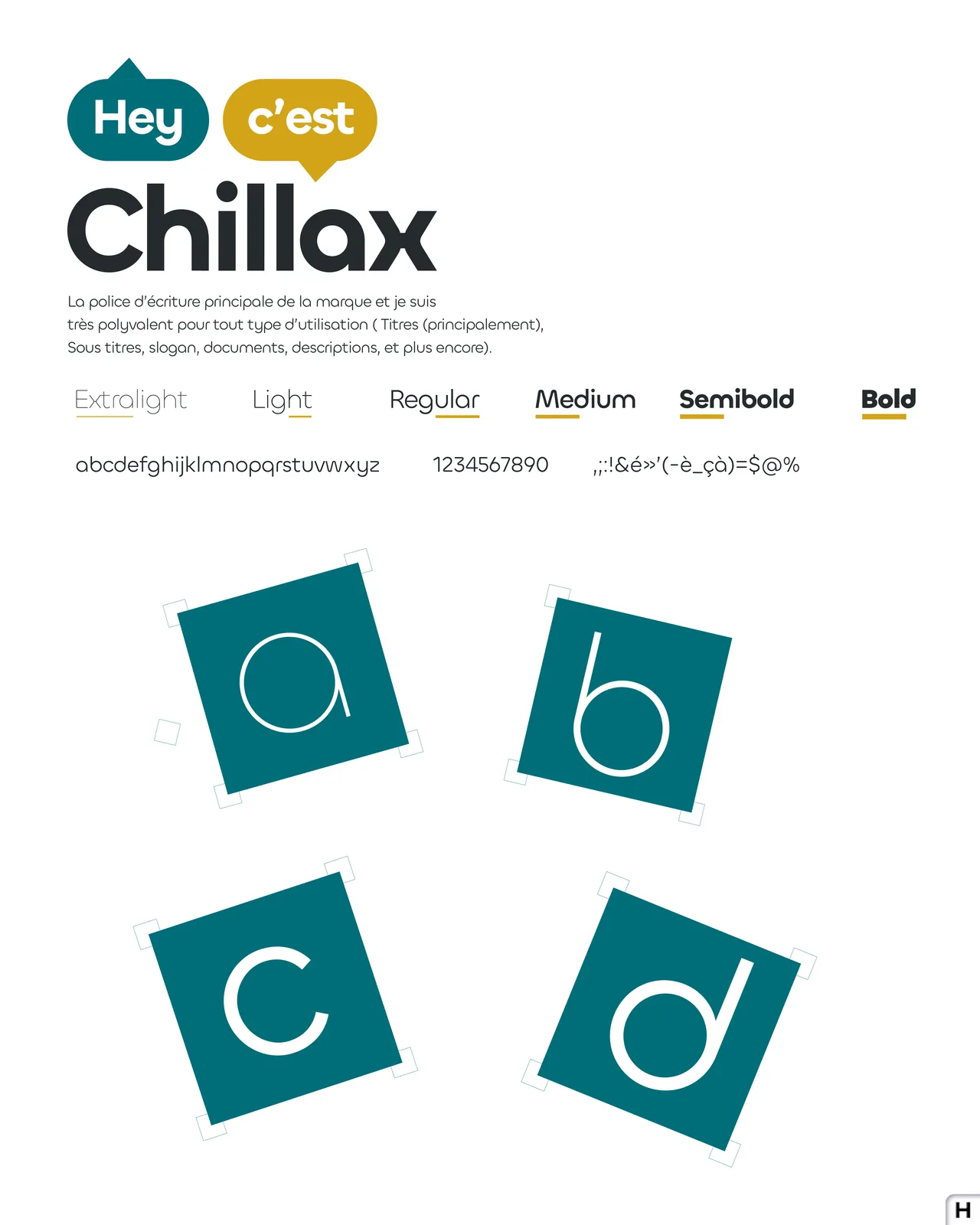 O'clairVue - Typographie principale Chillax