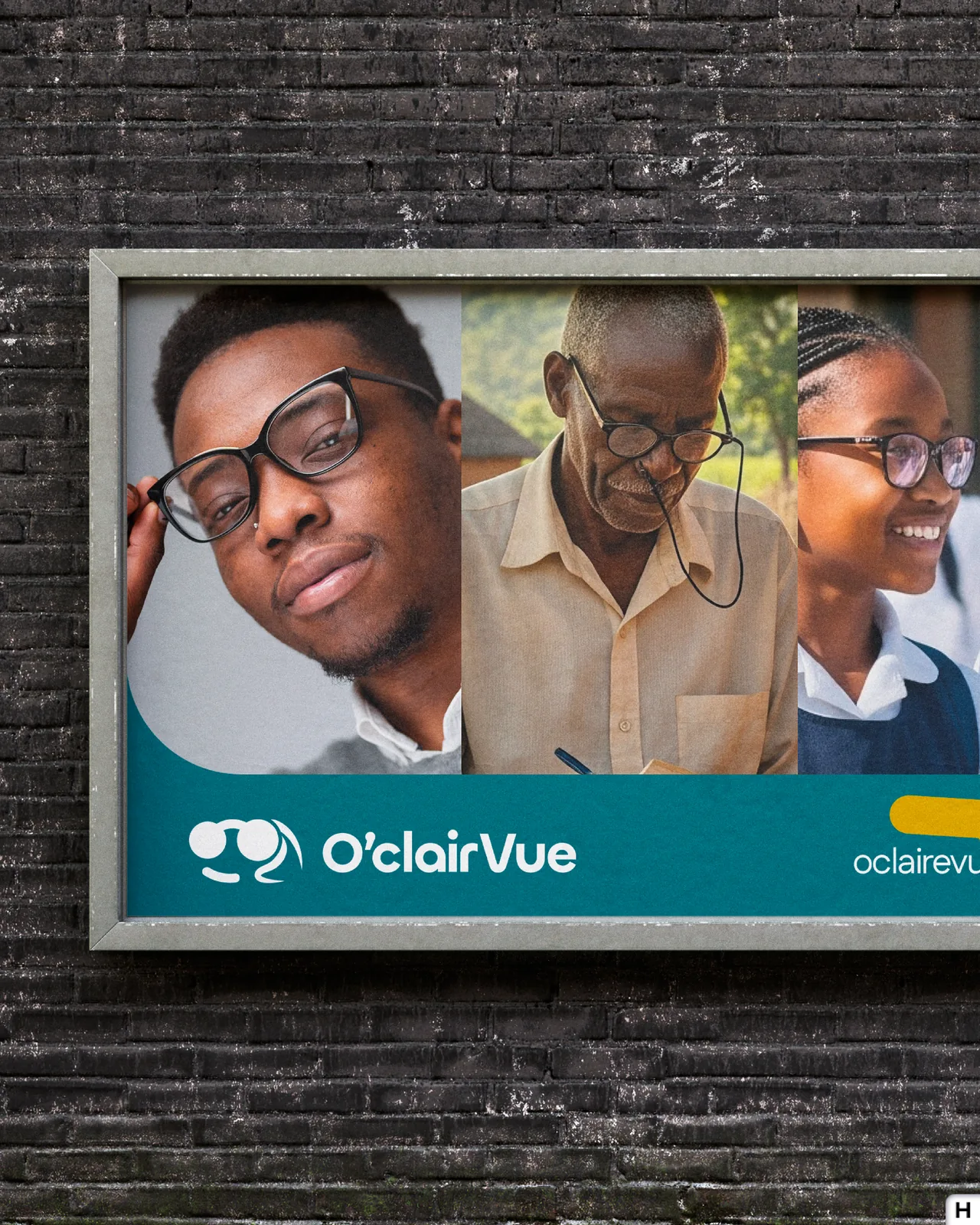 O'clairVue - Mockup d'affichage publicitaire