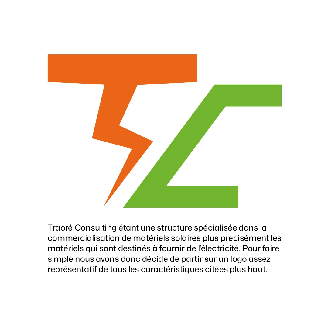 Traoré Consulting - Icône de marque TC