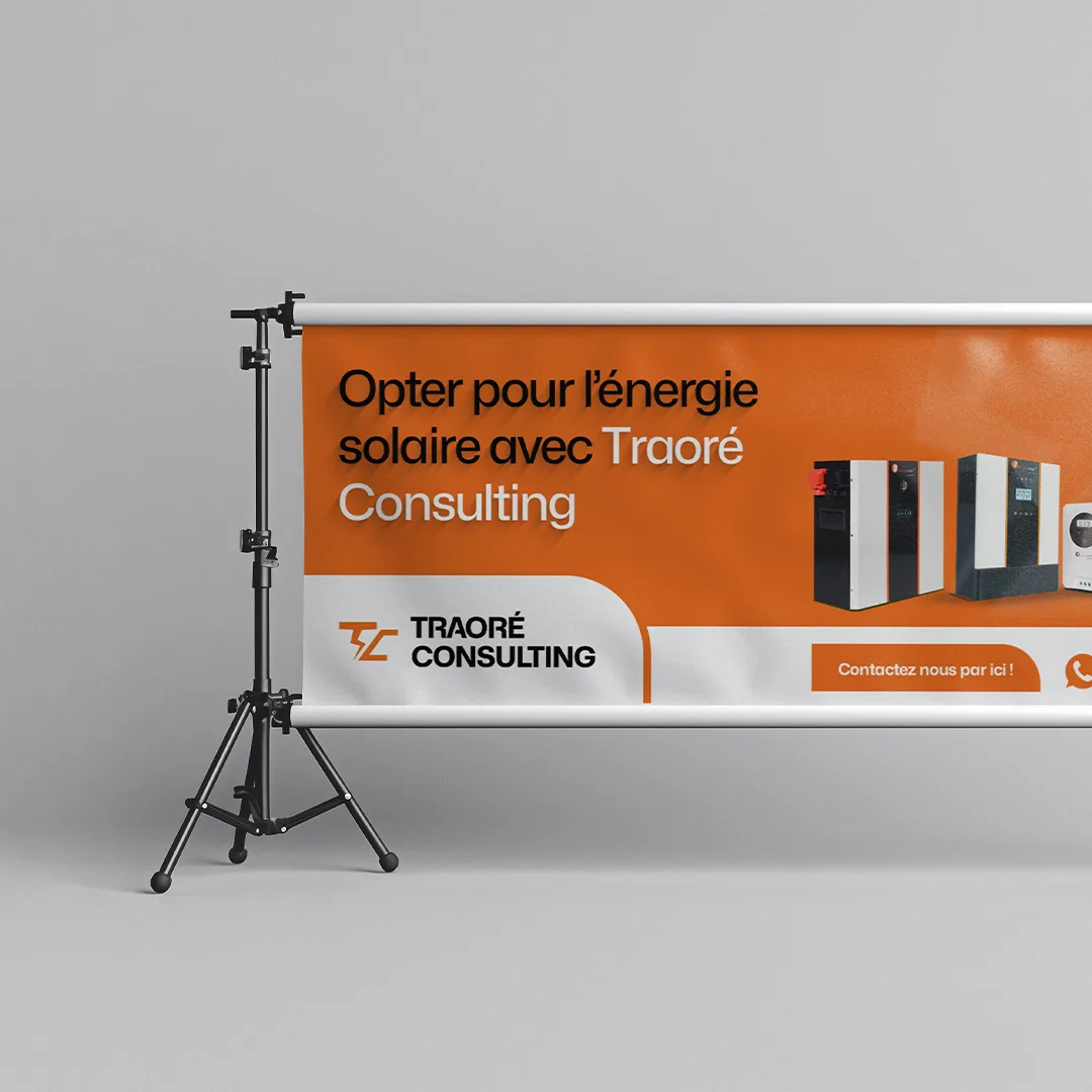 Traoré Consulting : une identité solaire forte, technique et commerciale